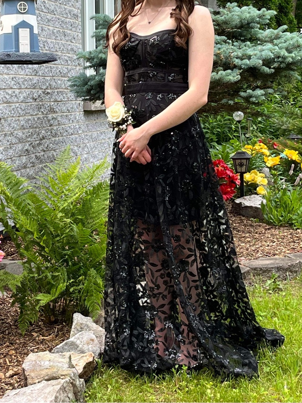 Black prom dress - 2023